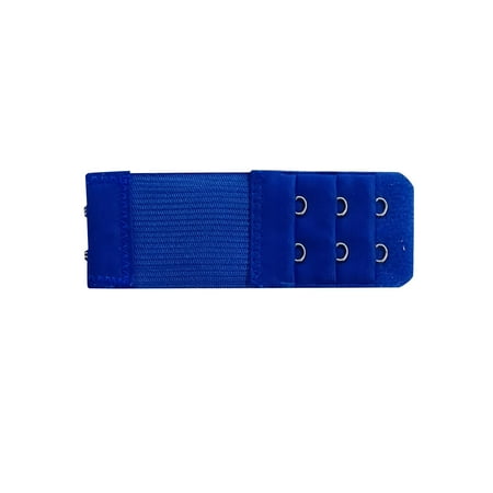 

Sksloeg Women s Bra Strap Extenders Women Elastic Extensions Bra Extender Set 3 Rows x 2 Hooks Royal Blue One Size