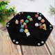 thumbnail image 4 of 2 Pieces Of Dice Boards Double-sided Dice Board. Velvet Foldable Dice Tray, 4 of 5