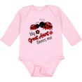 thumbnail image 3 of Inktastic My Great Aunt Loves Me with Cute Ladybugs Boys or Girls Long Sleeve Baby Bodysuit, 3 of 5