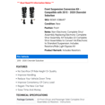 thumbnail image 2 of Front Suspension Conversion Kit - Compatible with 2015 - 2020 Chevy Suburban 2016 2017 2018 2019, 2 of 2
