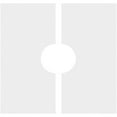 thumbnail image 4 of 18"OD x 5"ID x 6 1/4"C x 1"P Knox Architectural Grade PVC Contemporary Ceiling Medallion, Two Piece, 4 of 11