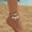 AK-293, variant on Shell Ankle Bracelet Set for Women, Gold Boho Bead Adjustable Anklet, Hawaiian Beach Seashell Pearl Heart Starfish Conch Foot Jewelry Gifts