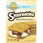 Kinnikinnick S'moreables Graham Style Crackers Gluten Free 8 oz Pack of 3
