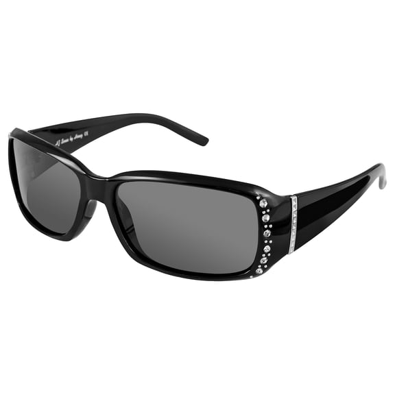 Polarized Sunglasses for Women - Midnight Black Frame - Dark Smoke Lens - HZ Series Mode - Women’s Premium Designer Fashion Sunglasses