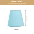 thumbnail image 3 of SHISUYAN 3Pack Macaron Colors Cloth Floor Lamp Shades With Light Diffusion Function For Bedroom 5.5X5.5X5.1in, 3 of 8