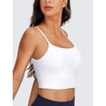 thumbnail image 3 of Top deportivo CRZ YOGA ajustable con espalda en V sin aros blanco XL, 3 of 5