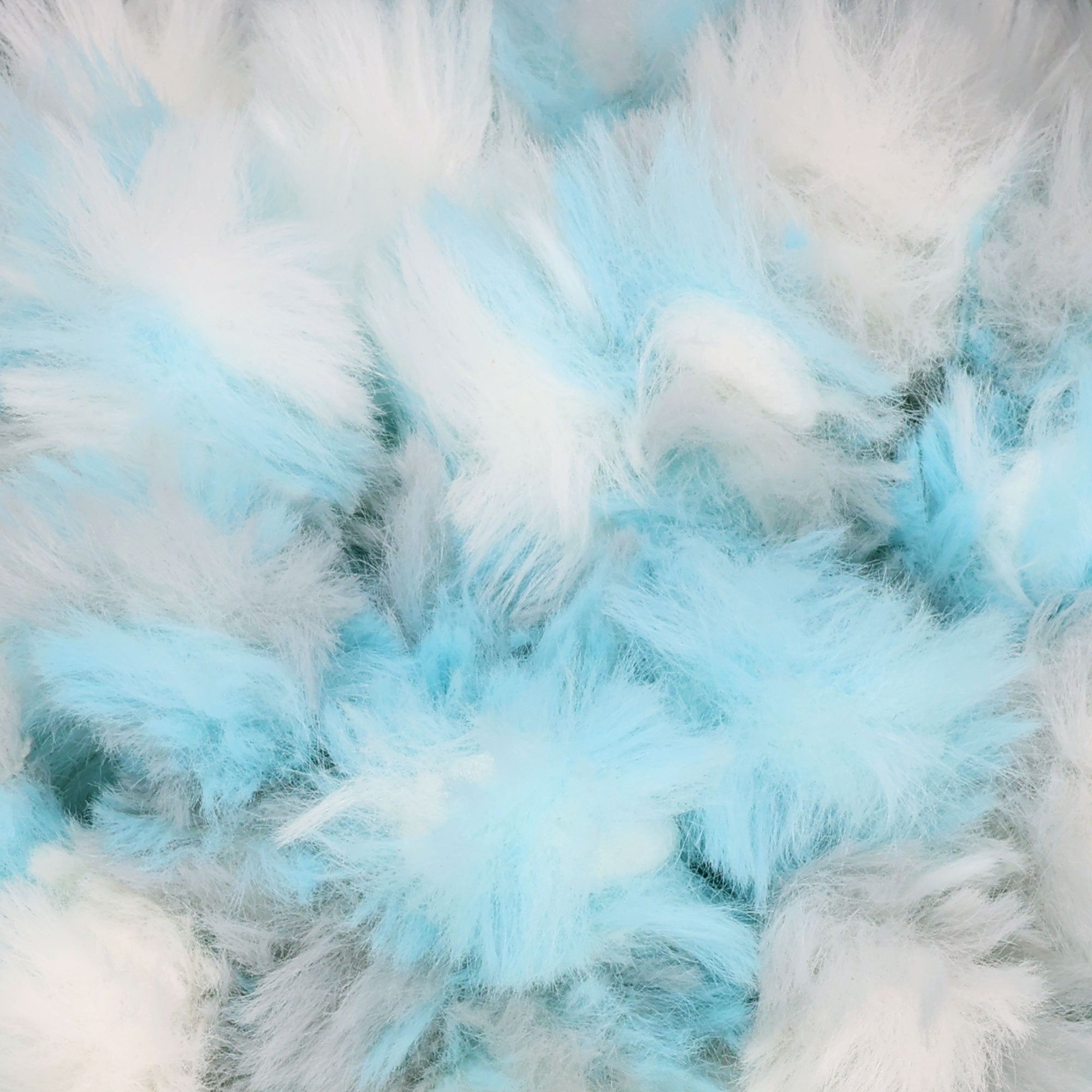 JubileeYarn Fun Finger Faux Fur Loops Yarn - 200g/Skein Jumbo Polyester - Heron - 4 Skeins