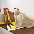 thumbnail image 5 of Jiibva Plush Chicken Purse Cute Chicken Bag Cartoon Hen Shoulder Bag Handbag Funny Animal Crossbody Bag Handbag Purse, 5 of 7