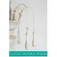 thumbnail image 4 of Kira Home London 33" 6-Light French Country Chandelier, Adjustable Height, Withered White Finish, 4 of 7