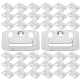 thumbnail image 3 of 100 Pcs Supports Muraux Emboîtables Kit de Matériel Supports Muraux en Acier Inoxydable, 3 of 8