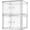 clear2, variant on 6 Pack Clear Stackable Storage Bins, Easily Assemble Bathroom Organizers,Plastic Storage Bins for Kitchen Pantry,Under Sink Organization(Medium)