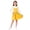 Yellow, variant on Girl's Corduroy Overall Dress Sleeveless Skirtall Jumpers Suspender Dresses Green,8-9 Years