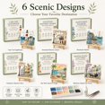 thumbnail image 3 of Sea Glass Art Kit Timeless American Destinations, DIY Sea Glass Acrylic Mosaic Craft Kit with Colorful Glass Pieces, Coastal Artwork for Adults, Handmade Decorative Wall Art Gift Home Decor, 3 of 7