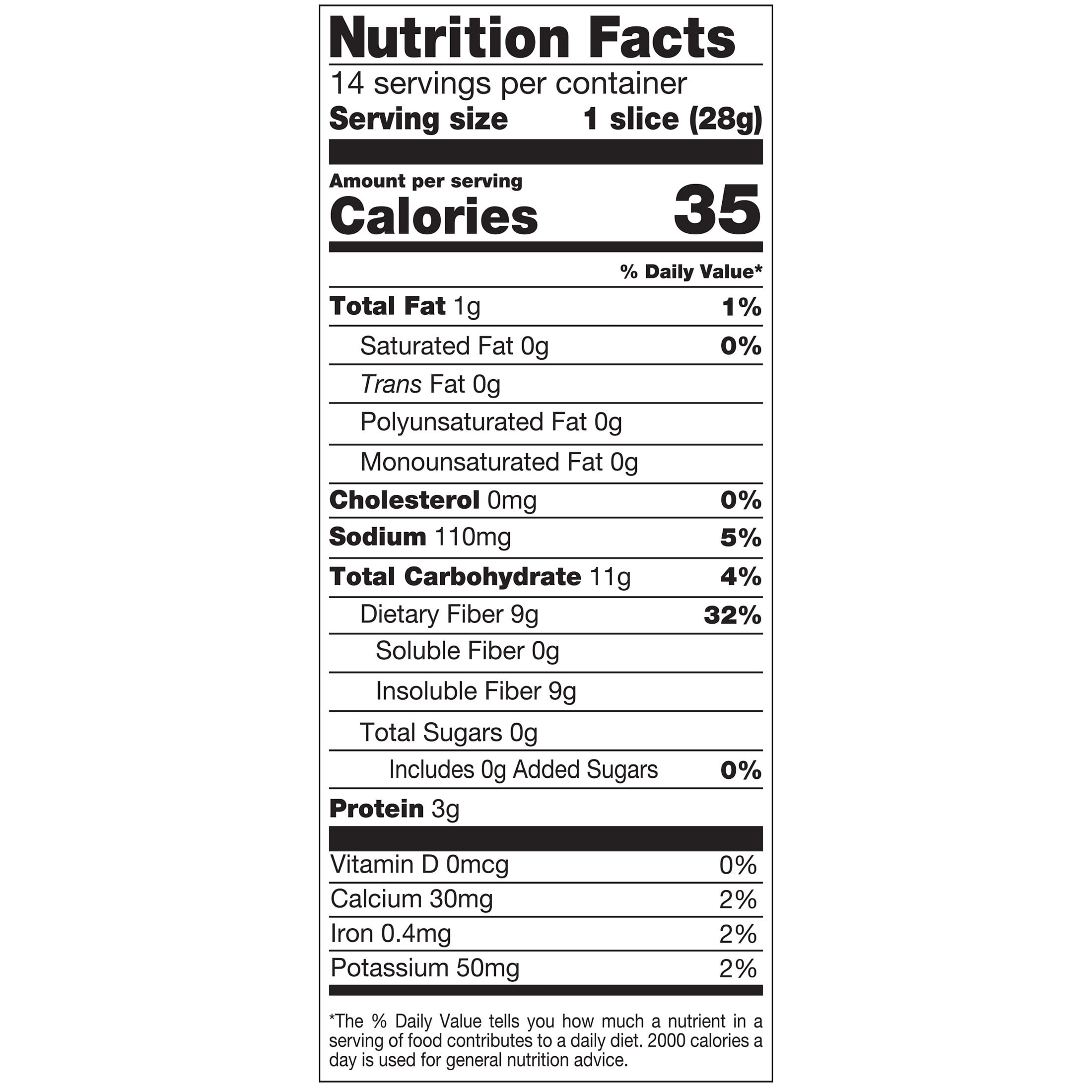 Aunt Millie's Live Carb Smart 5 Seed Bread, 14 oz.