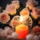 thumbnail image 1 of Decoraciones para San Valentín, adornos para San Valentín, regalos para San Valentín, 12 velas flotantes para fiestas de bodas, velas votivas pequeñas, mini velas redondas, velas de té para bodas, vel, 1 of 4
