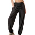 thumbnail image 1 of Wangscanis Women Sports Pants,Middle Waist Elastic Slacks, 1 of 7