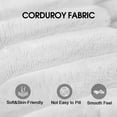 thumbnail image 6 of MAYEERTY 118.2" Cloud Corduroy Sofa, Deep Seat Double-Layer Design, Removable Cushion No Assembly, DIY Combination, White, 6 of 7
