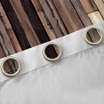 thumbnail image 4 of Manfei Old Wooden Strip Blackout Curtains Set of 2 (52x84 Each),Rustic Farmhouse Window Curtains,Brown Beige Curtains and Drapes For Teens,Ultra Soft Home Decor, 4 of 6