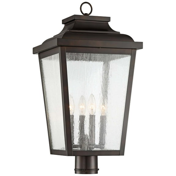 Minka Lavery Irvington Manor 24 1/4"H Chelesa Bronze Outdoor Post Light