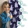 thumbnail image 3 of Blackout Kids Curtains,Dark Purple Halloween Ghosts with Boo Childrens Insulated Curtains Set Of 2,Bedroom Essentials,Toddler Room Decor 42"x54", 3 of 5