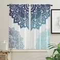 thumbnail image 4 of Mandala Flowers Bloom Abstract Curtains For Living Room Bedroom Window Treatment Home Decoration Drapes Kitchen Curtain, 4 of 7