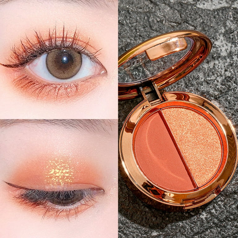 Orange sparkle eyeshadow deals