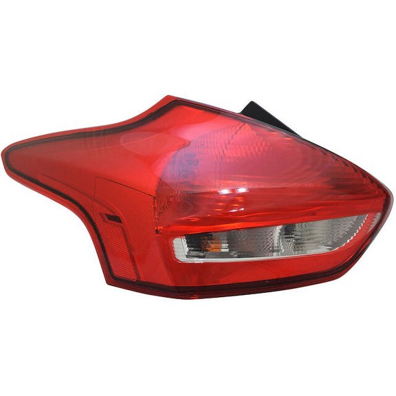 Left Driver Side Tail Light Assembly - Compatible with 2015 - 2018 Ford Focus 2016 2017