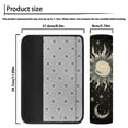 thumbnail image 7 of Yuyamidu Sun and Moon Car Seat Belt Pad 2 Pack Fluffy Seat Belt Cover for Most Cars Sedans SUVs Thick Car Accessories Non-Slip Auto Seat Belt Shoulder Strap Covers, Black, 7 of 7