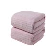 thumbnail image 2 of Yardvibe 2PC Bath Towel Sheets , 29.5"x13.8" Extra Large Soft Highly Absorbent & Quick Dry Towel, Skin-Friendly Durable Towels for Home, Hotel, Spa and Daily Bath Use (Purple), 2 of 8