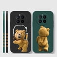 thumbnail image 5 of Phone Case For Huawei MATE 10 20 20X 30 40 50 P20 P30 P40 P50 10 PRO PLUS Case Cover Funda Cqoue Shell Capa Cute T-Teddy Bear, 5 of 5