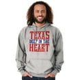 thumbnail image 5 of Texas Southwestern Pride TX Heart Hoodie Sweatshirt Women Men Brisco Brands S, 5 of 6