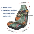 thumbnail image 3 of Goofa Rich Fish Pattern Elastic Car Seat Cover - Stretchable Auto Seat Protector, Easy to Install and Clean for Cars, SUVs, Trucks, and Vans, 3 of 5