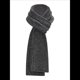 thumbnail image 5 of Conjunto de 3 Piezas de Gorro, Bufanda y Guantes de Punto Universales de Invierno para Adultos, Mujeres y Hombres. Negro Talla Única, 5 of 7