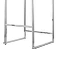thumbnail image 6 of Inspired Home Tevin  Gold Base Upholstered  Counter Stool, (sets of 2), Grey, 6 of 7