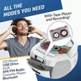 thumbnail image 3 of Boombox KLIM Reproductor de CD y Casete Bluetooth Radio AM/FM, 3 of 7