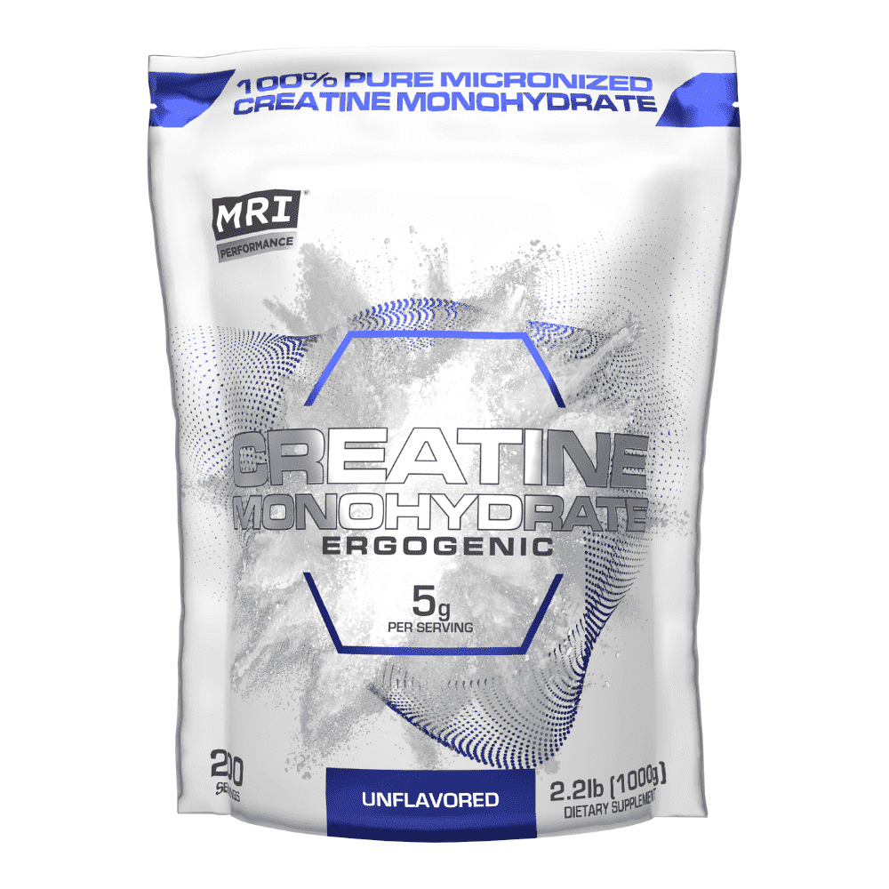 MRI Micronized Creatine Monohydrate Powder, 1000g, Unflavored, 5g per Serving, 200 Servings