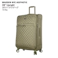thumbnail image 2 of MADDEN NYC, Aesthetic Soft Side 28" Expandable Checked Luggage, Olive, 2 of 9