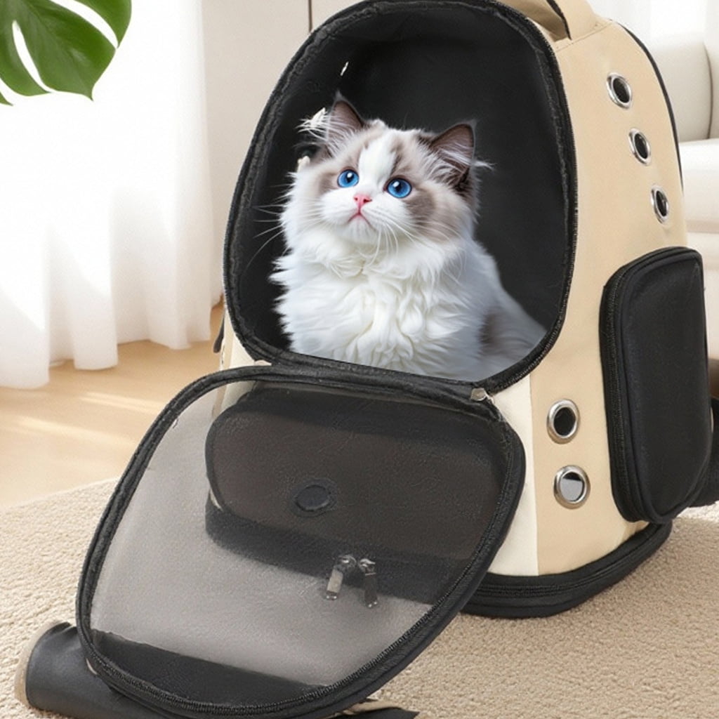 PatungKu Light Weight Breathable Pet Carrying Backpack for Small Dogs Cats Daily Travel