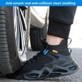 thumbnail image 2 of Safety Shoes Work Shoes Men Women Steel Toe Cap Lightweight Sporty Protective Shoes Breathable Summer 6-10.5, 2 of 7