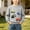 Navy, variant on Spazoro Toddler Boys 100% Cotton Sweatshirts, Cute Cartoon Print Long Sleeve Shirt Fall Crew Neck Causual Pullover Tops for Sports Black Size 4-5 T