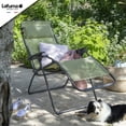 thumbnail image 5 of Lafuma LFM3118-8557 Futura Series Zero Gravity Outdoor Lounge Recliner, Green, 5 of 7