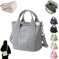 thumbnail image 1 of Misawa Shinichiro Bag,Bolso japonés hecho a mano de gran capacidad con múltiples bolsillos,Bolsa para lonchera,Bolsos cruzados para mujer, 1 of 8