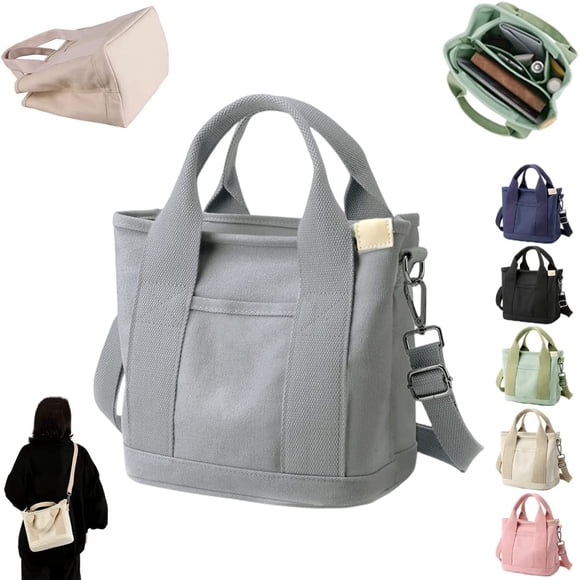 Misawa Shinichiro Bag,Bolso japonés hecho a mano de gran capacidad con múltiples bolsillos,Bolsa para lonchera,Bolsos cruzados para mujer
