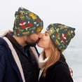 thumbnail image 5 of Lsque Cute Animal Forest Pattern Knitted Beanie, Unisex Winter Hat, Knit Hat Winter Beanies Thick Fisherman Beanies Cuffed Plain Skull Caps, 5 of 6