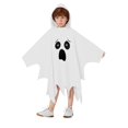thumbnail image 3 of Gunia Kids Ghost Poncho Cape Cloak Cosplay Halloween Costume Role Play Dress-Up Outfits For Boy Girl Stage Performance Holiday Party Wear,White, 3 of 6