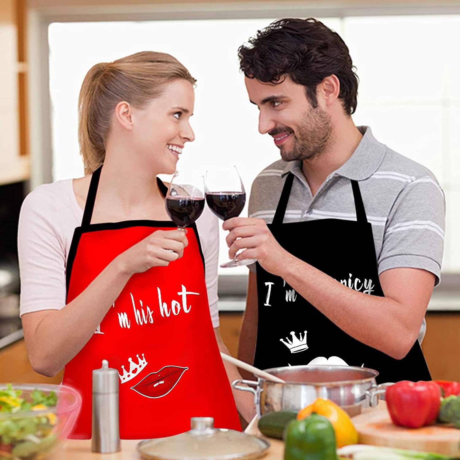 Aprons for Men Birthday Gifts for Men Unique Funny Christmas Gifts for Dad Husband Boyfriend Grilling BBQ Grill