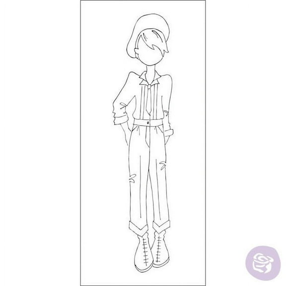 JN Doll Stamp - Tommy