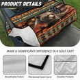 thumbnail image 5 of Yuyamidu Bear Golf Cart Seat Covers with 4 Front Pockets American Flag Golf Cart Cushion Covers for 2-Person Seats Club Car Comfortable Club Car Seat Towel Blanket for Women Men, 5 of 7