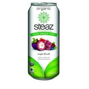 Steaz Organic Iced Teaz Green Tea with Superfruit, 16 Ounce (CASE of 12)