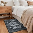 thumbnail image 3 of Wondo 2'x3' Boho Rugs for Entryway, Washable Kitchen Rugs Ultra-Thin Soft Rug, Non Slip Indoor Door Mat Stain Resistant for Bathroom Bedroom, Black, 3 of 8